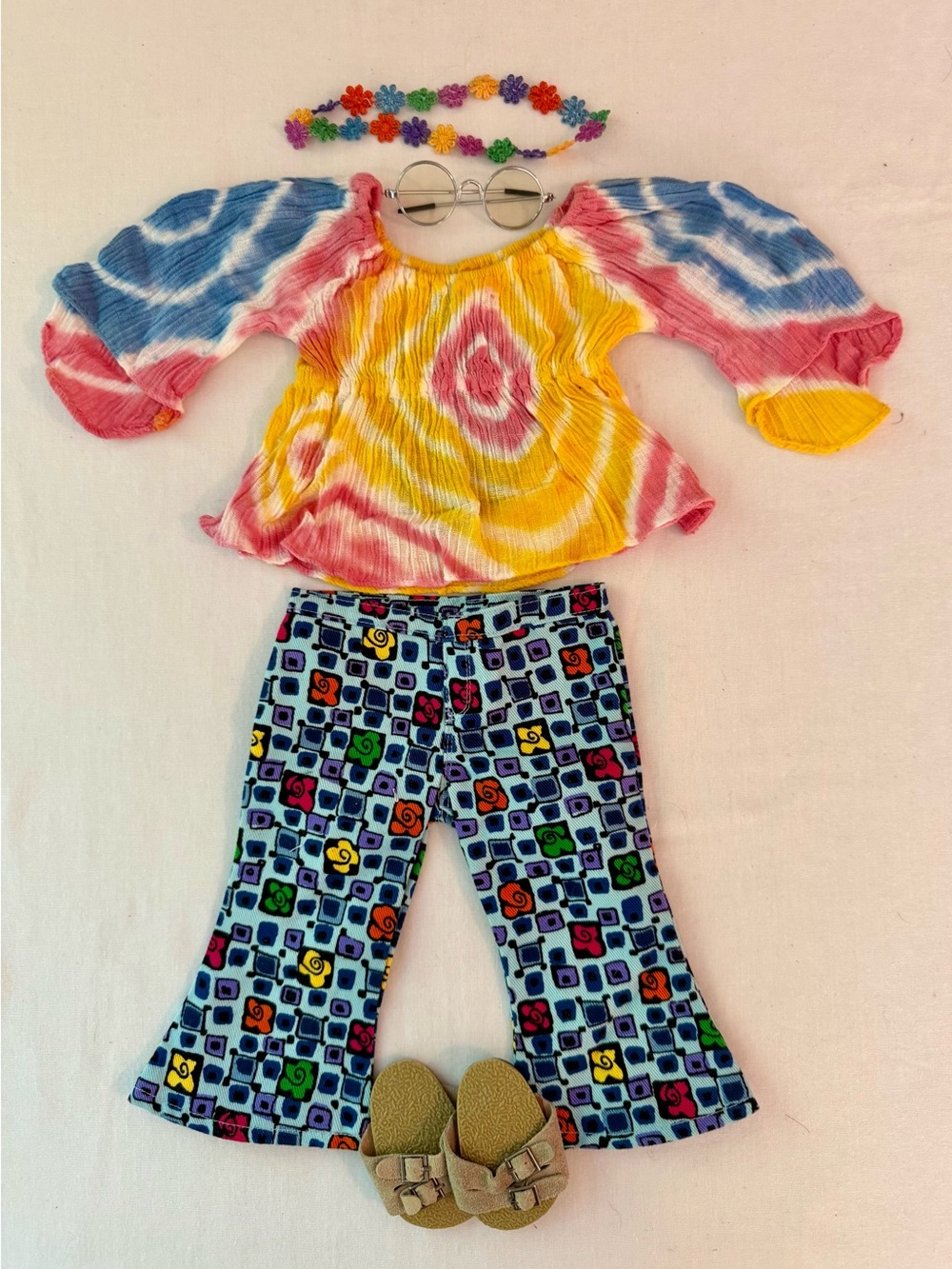Vintage American Girl of Today 60s Hippie Costume Retired